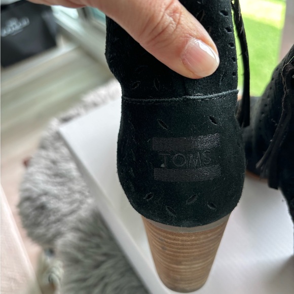 Tom zipper ankle sandal black leather upper - Picture 3 of 5